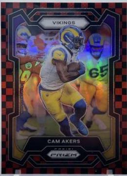 Cam Akers [Black Red Checker] #164