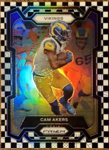 Cam Akers [Black White Checker] #164