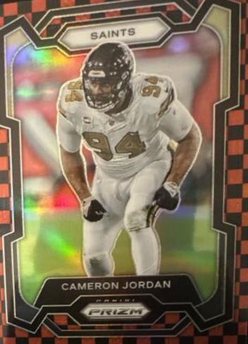 Cameron Jordan [Black Red Checker] #211