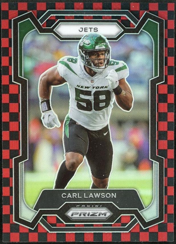 Carl Lawson [Black Red Checker] #231