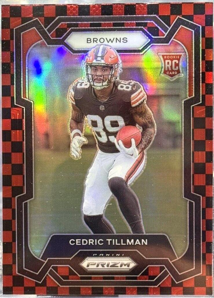 Cedric Tillman [Black Red Checker] #321