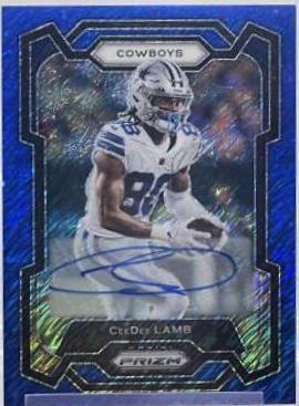 CeeDee Lamb [Autograph Blue Shimmer] #72