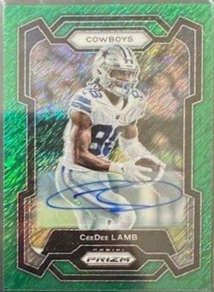 CeeDee Lamb [Autograph Green Shimmer] #72
