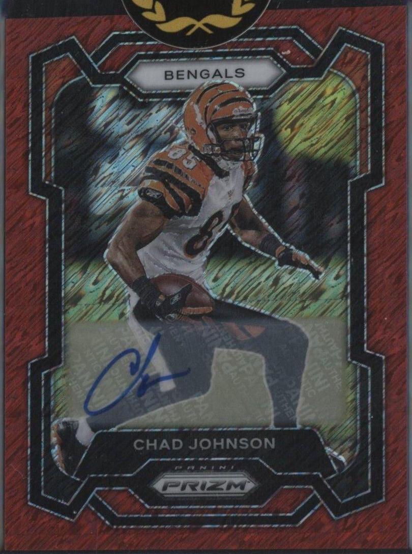Chad Johnson [Autograph Red Shimmer] #55