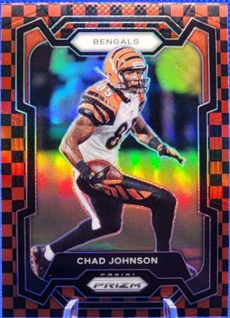 Chad Johnson [Black Red Checker] #55