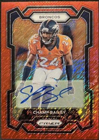 Champ Bailey [Autograph Red Shimmer] #91