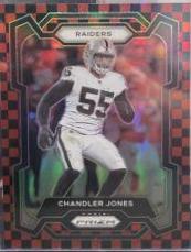 Chandler Jones [Black Red Checker] #180