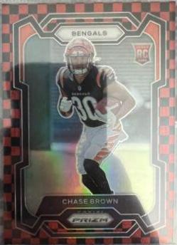 Chase Brown [Black Red Checker] #318