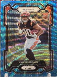Chase Brown [Blue Wave] #318