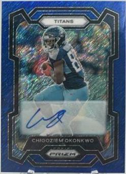 Chigoziem Okonkwo [Autograph Blue Shimmer] #288