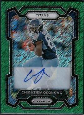 Chigoziem Okonkwo [Autograph Green Shimmer] #288