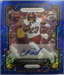 Chris Rodriguez Jr. [Autograph Blue Shimmer] #398