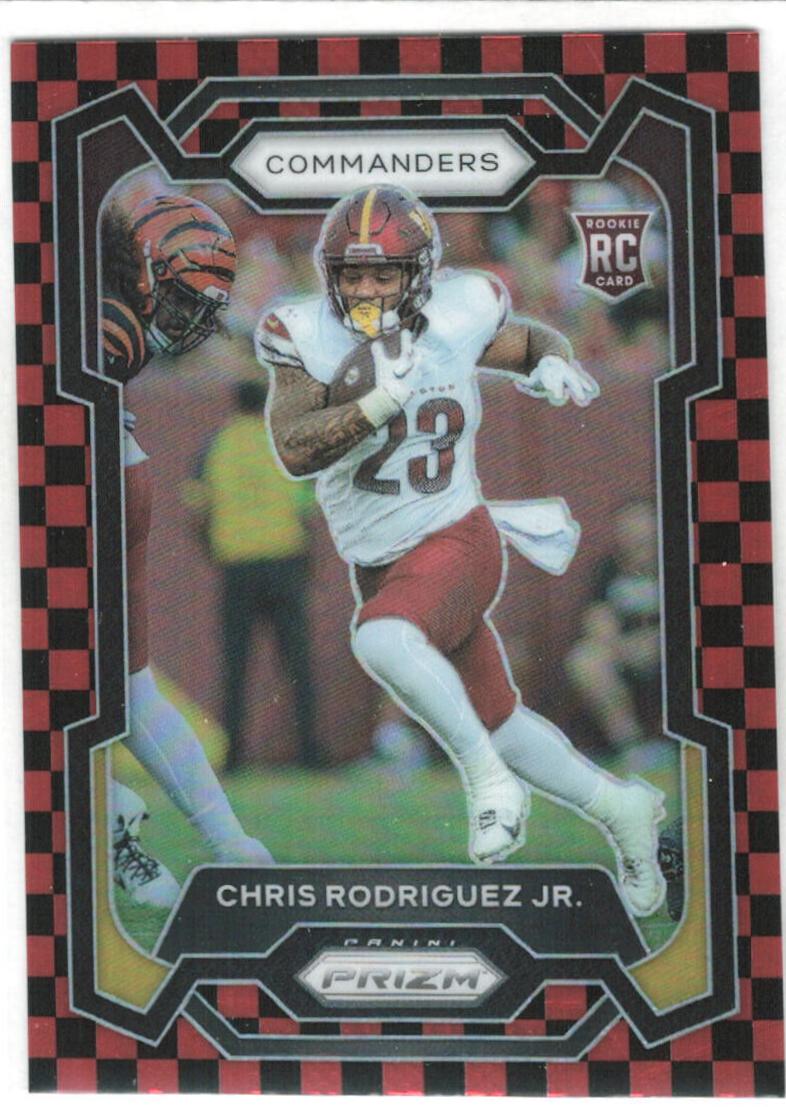 Chris Rodriguez Jr. [Black Red Checker] #398