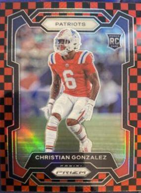 Christian Gonzalez [Black Red Checker] #369