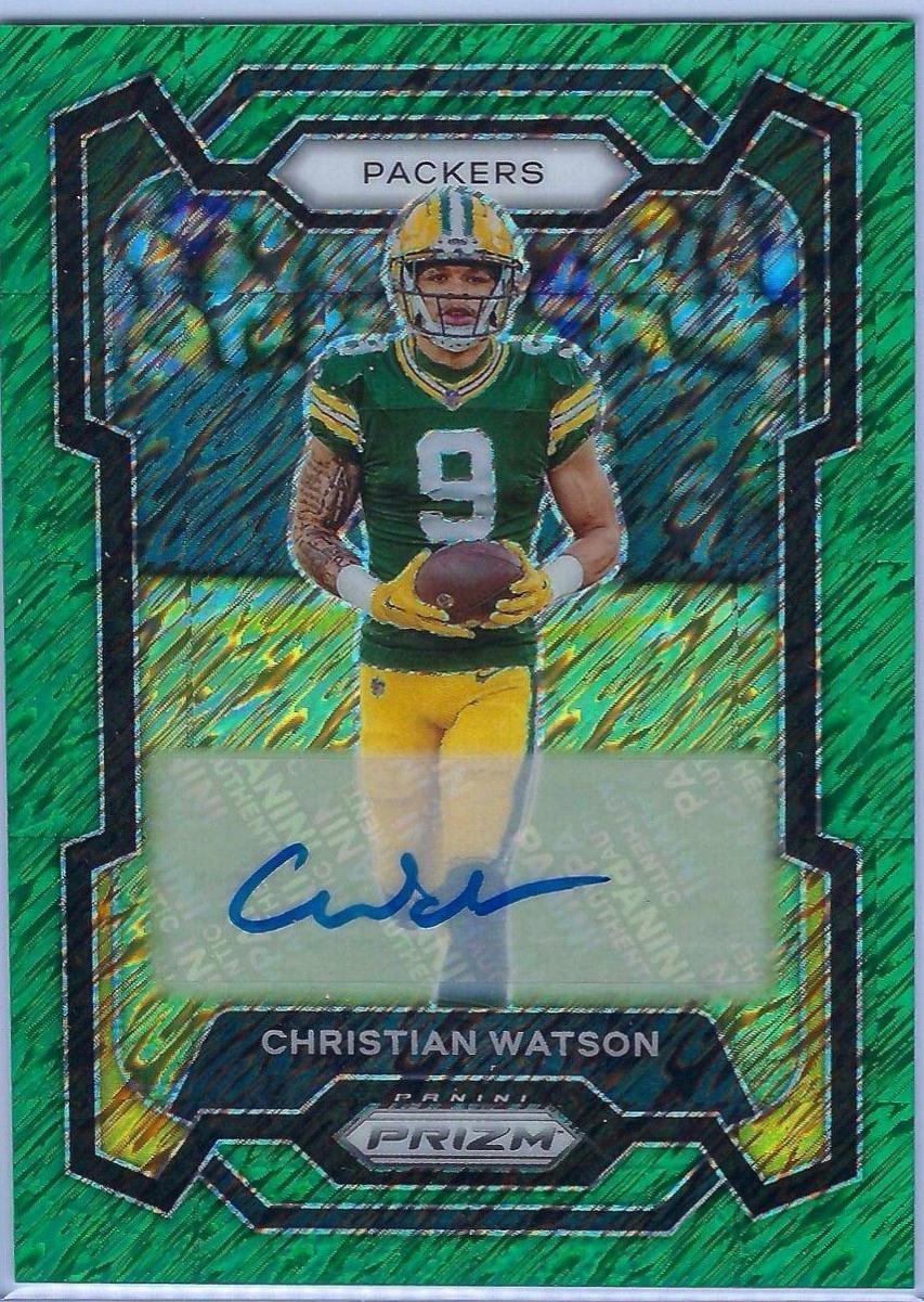 Christian Watson [Autograph Green Shimmer] #107