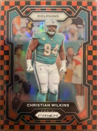 Christian Wilkins [Black Red Checker] #182