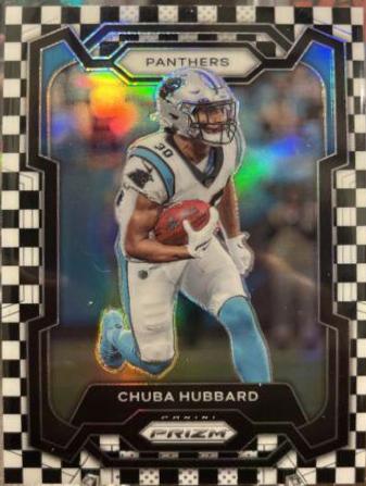 Chuba Hubbard [Black White Checker] #40