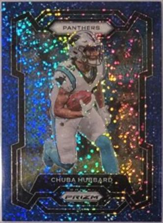 Chuba Hubbard [Blue Sparkle] #40