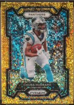 Chuba Hubbard [Gold Sparkle] #40