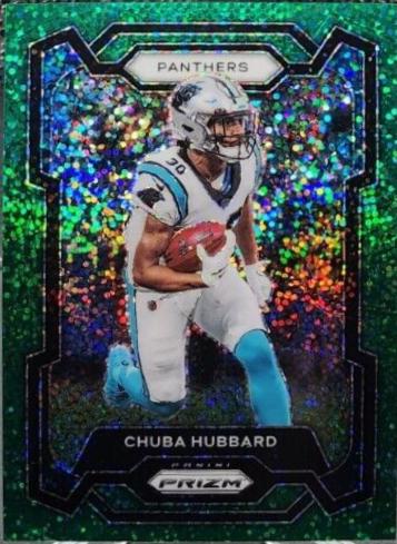 Chuba Hubbard [Green Sparkle] #40