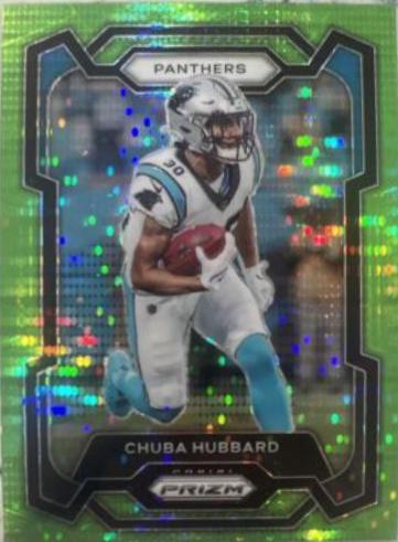Chuba Hubbard [Neon Green Pulsar] #40