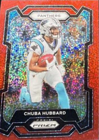 Chuba Hubbard [Red Sparkle] #40