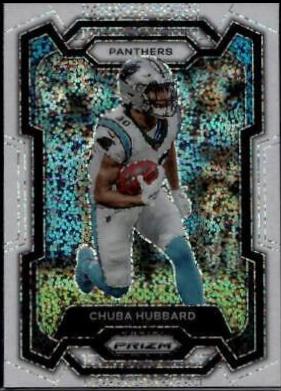 Chuba Hubbard [White Sparkle] #40