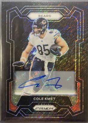 Cole Kmet [Autograph Black Shimmer] #49