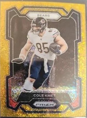 Cole Kmet [Gold Sparkle] #49