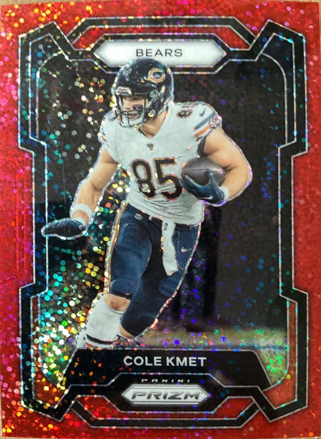 Cole Kmet [Red Sparkle] #49