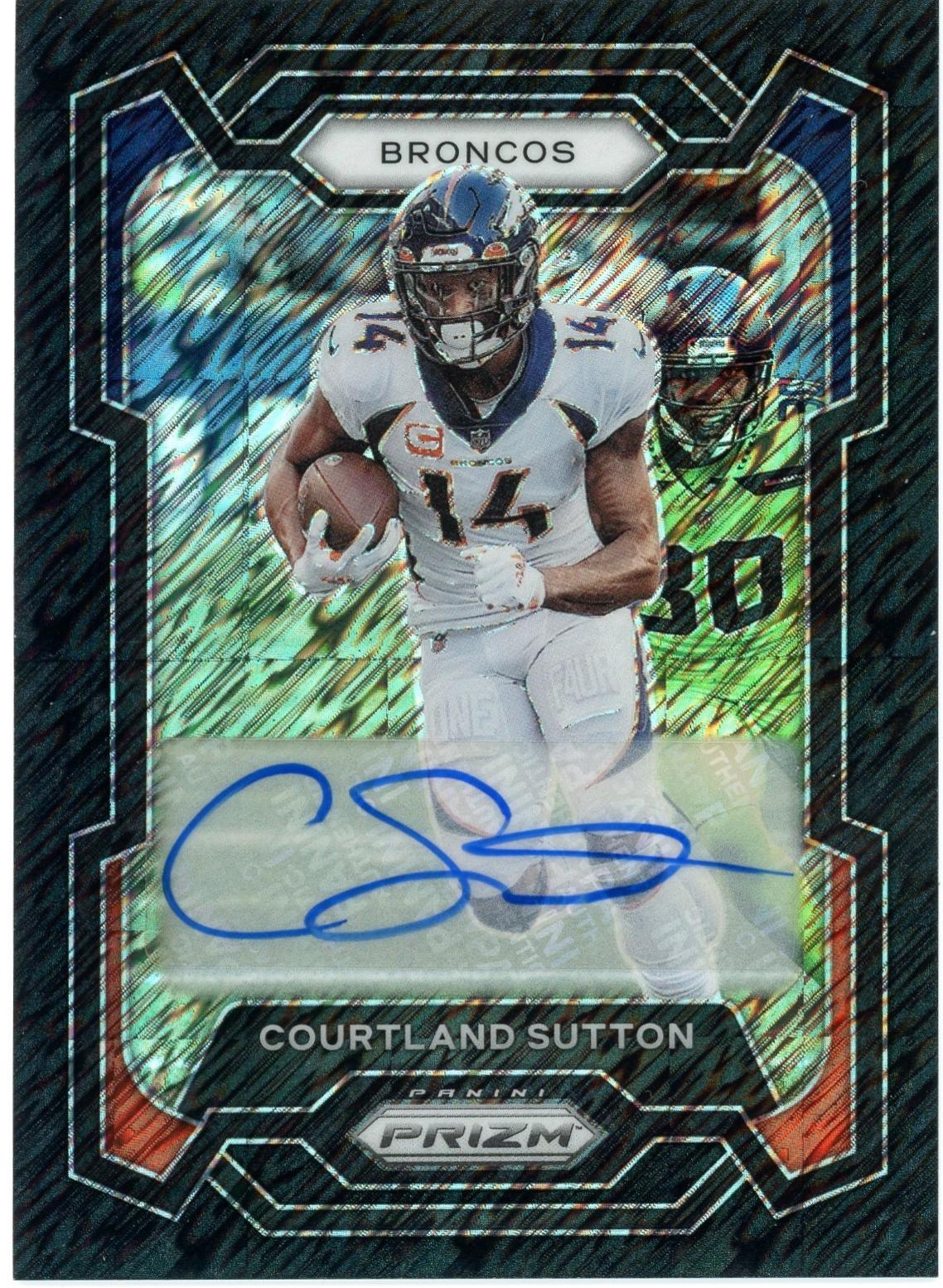 Courtland Sutton [Autograph Black Shimmer] #85
