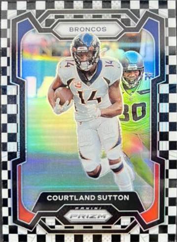 Courtland Sutton [Black White Checker] #85