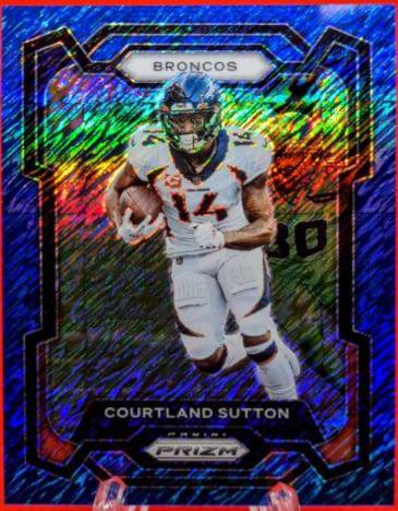 Courtland Sutton [Blue Shimmer] #85