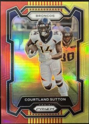 Courtland Sutton [Red Yellow] #85