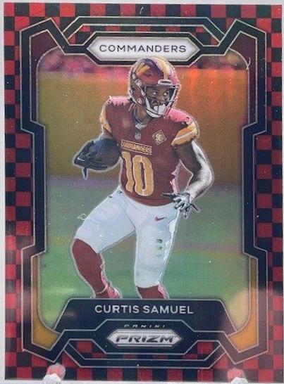 Curtis Samuel [Black Red Checker] #294