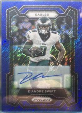 D'Andre Swift [Autograph Blue Shimmer] #237