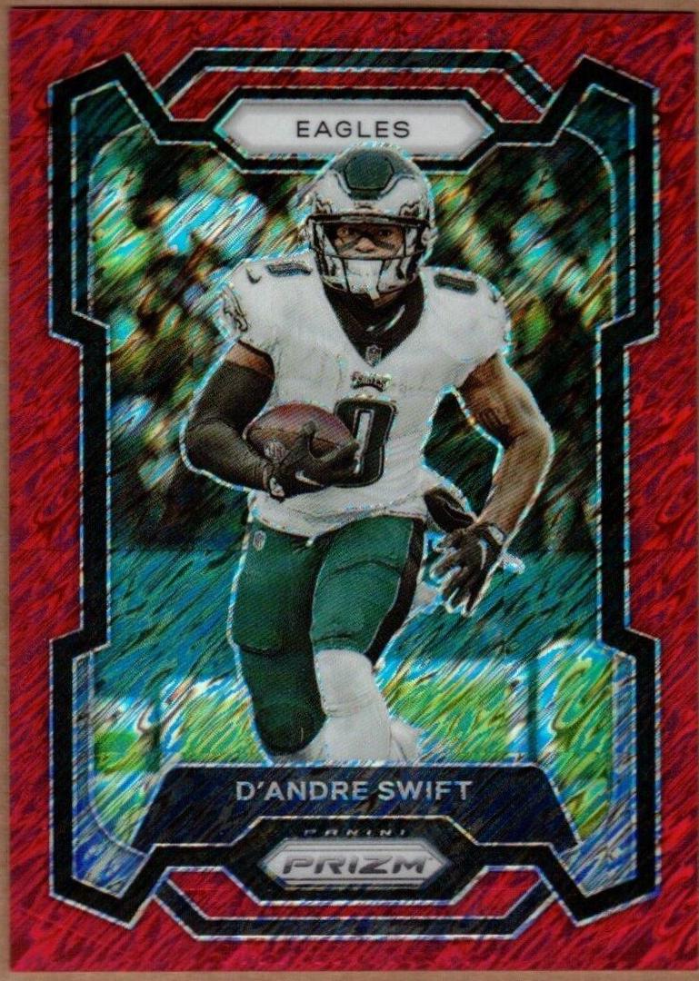 D'Andre Swift [Red Shimmer] #237