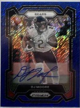 DJ Moore [Autograph Blue Shimmer] #47