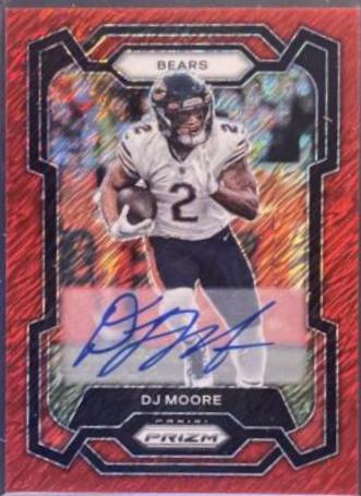 DJ Moore [Autograph Red Shimmer] #47
