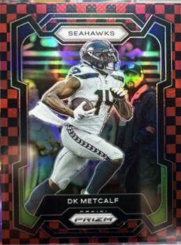 DK Metcalf [Black Red Checker] #257