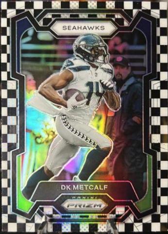 DK Metcalf [Black White Checker] #257