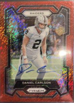 Daniel Carlson [Autograph Red Shimmer] #173