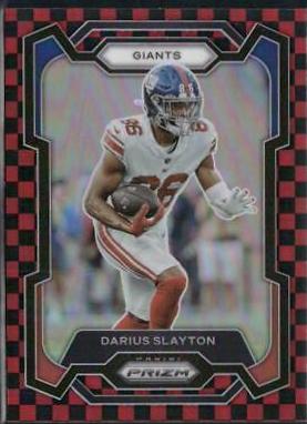 Darius Slayton [Black Red Checker] #220