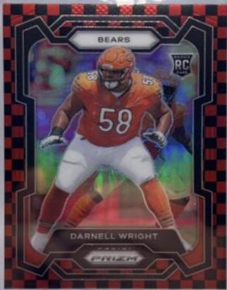 Darnell Wright [Black Red Checker] #313