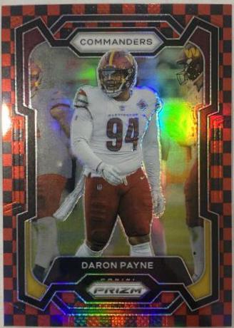 Daron Payne [Black Red Checker] #295
