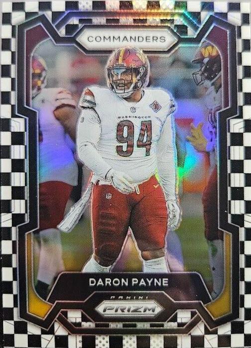 Daron Payne [Black White Checker] #295