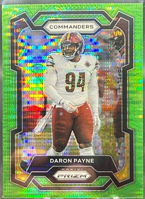 Daron Payne [Neon Green Pulsar] #295