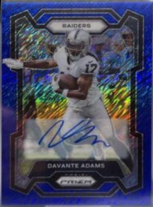 Davante Adams [Autograph Blue Shimmer] #174