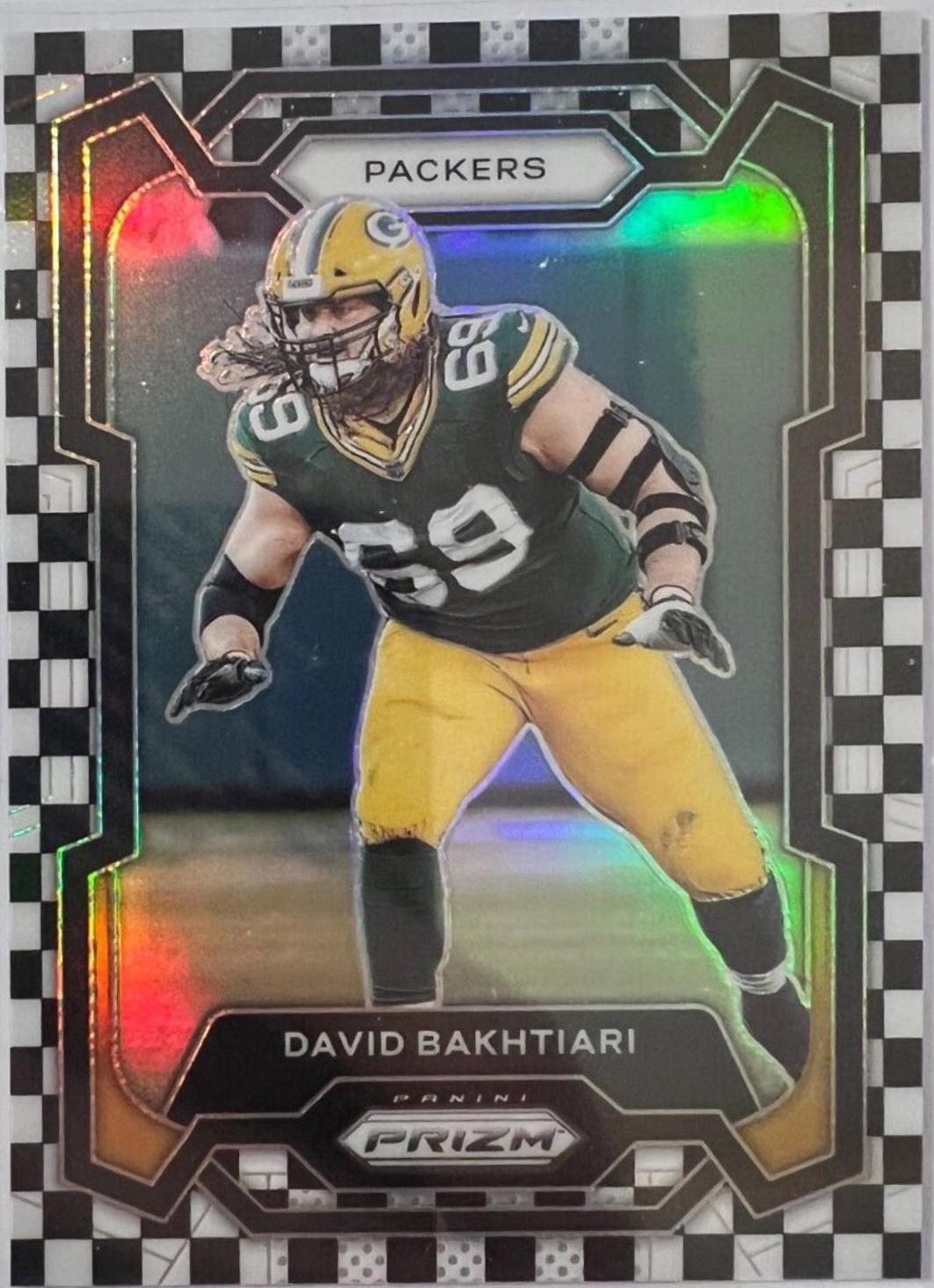 David Bakhtiari [Black White Checker] #108