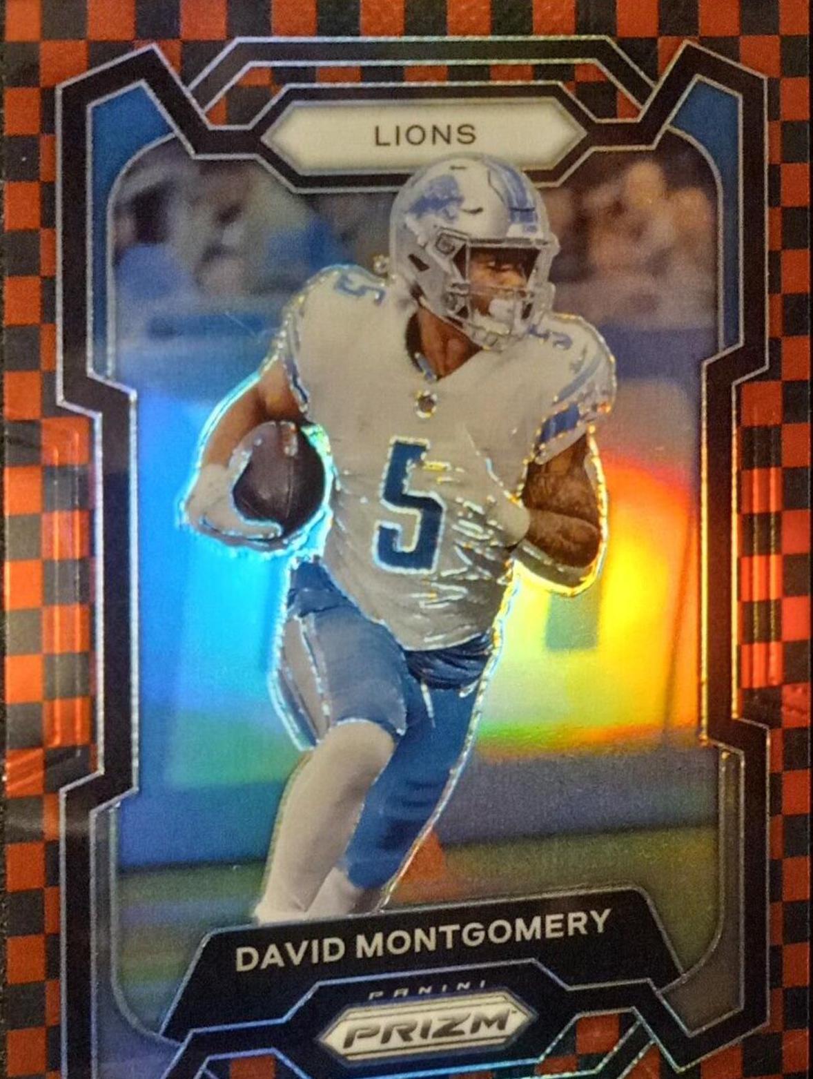 David Montgomery [Black Red Checker] #97